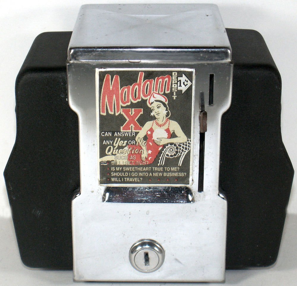 Madam X Coin Operated Napkin Holder (1 of 1)