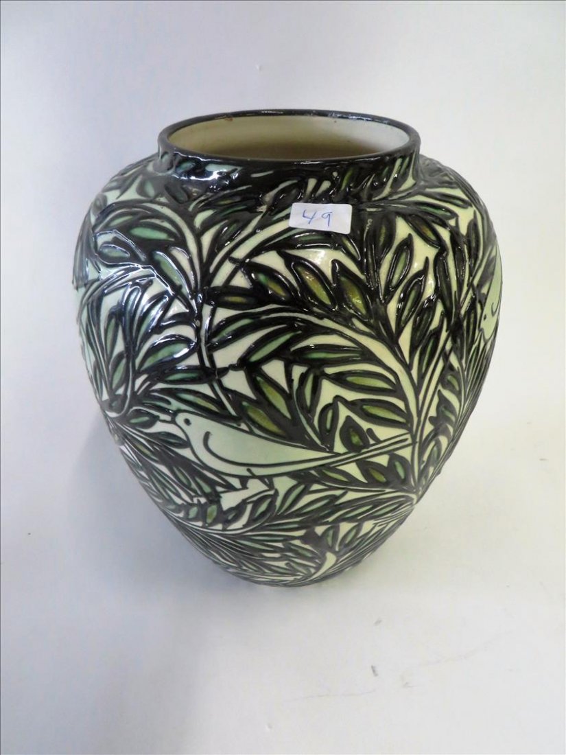 Jugendstil  Pottery Vase Signed Lauger (1 of 2)
