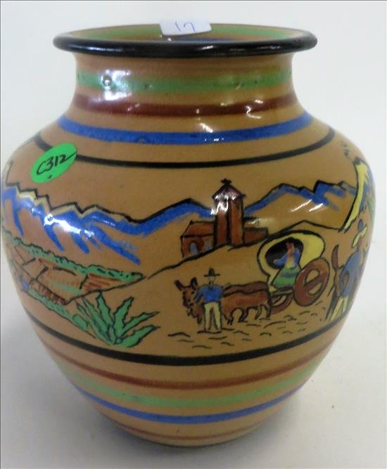 School of Mines Western Pottery Vase (1 of 3)