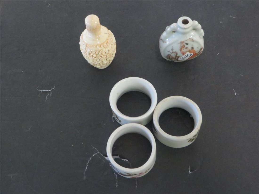 Oriental Items Inc. Carved Snuff Bottle (1 of 4)