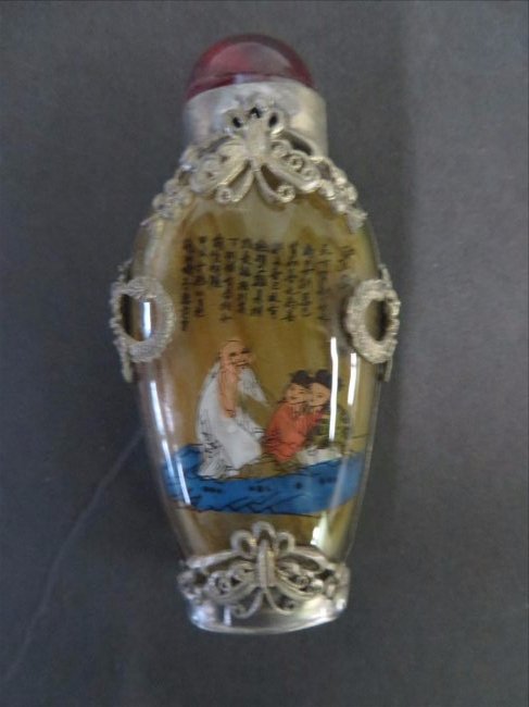 Reverse Painted Chinese Snuff Bottle (1 of 1)