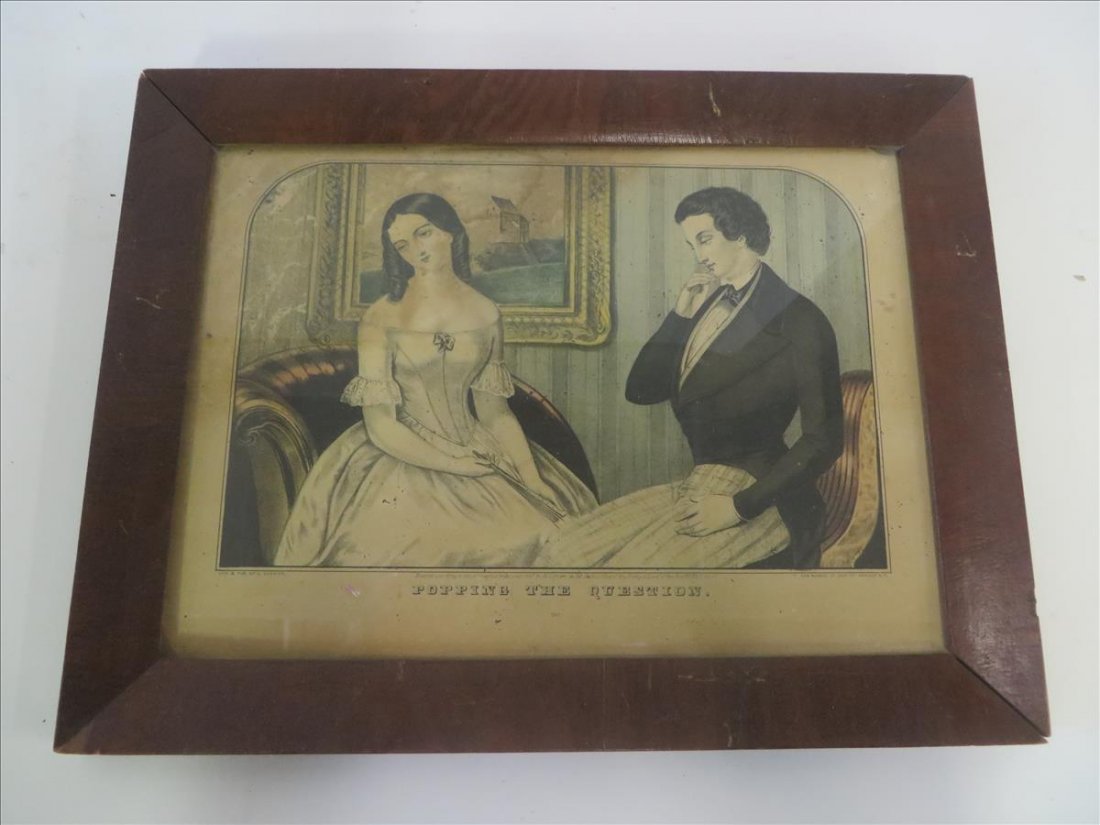 N. Currier Lithograph. C.1847 (1 of 2)