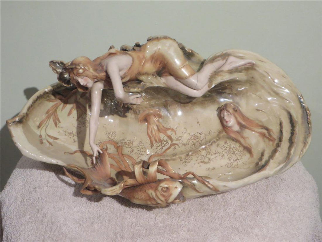 Amphora Figural  Planter  Signed. (1 of 5)