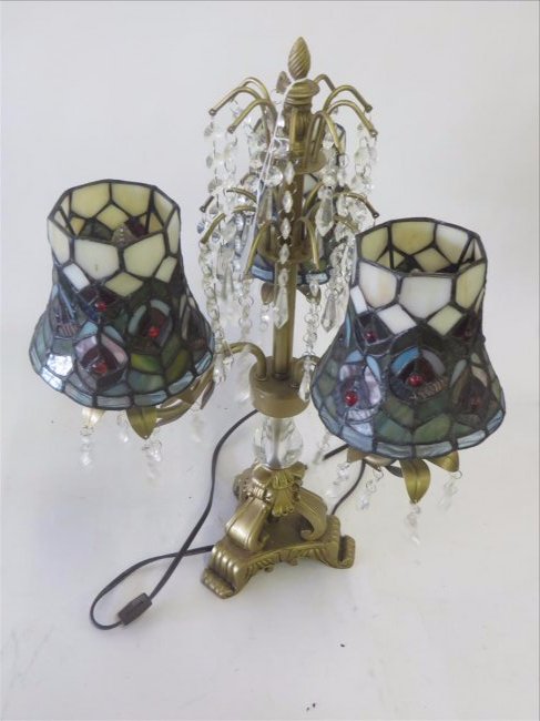 Decorative Lamp. Leaded Shades (1 of 4)