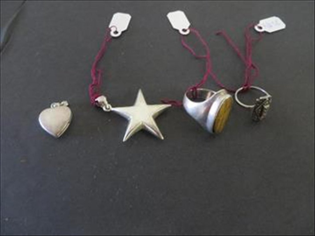 Vintage Sterling Silver Jewelry Lot (4) (1 of 5)