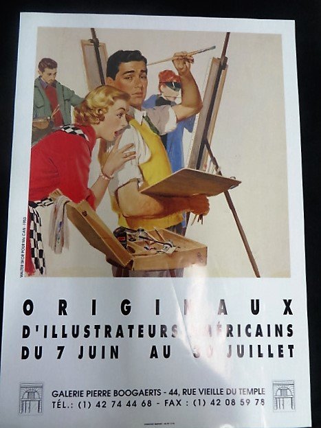 American Illustrators Exhibition Poster (1 of 1)