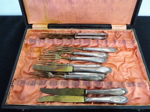 Antique English Dessert Service  (11) (1 of 3)