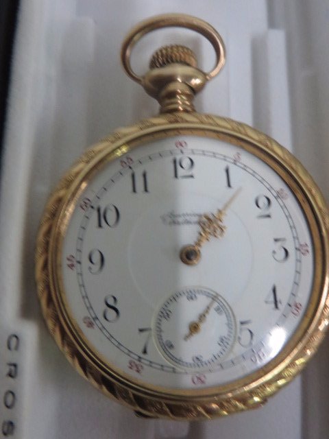 U. S. 9th Cavalry 14K Gold Pocket Watch (1 of 10)