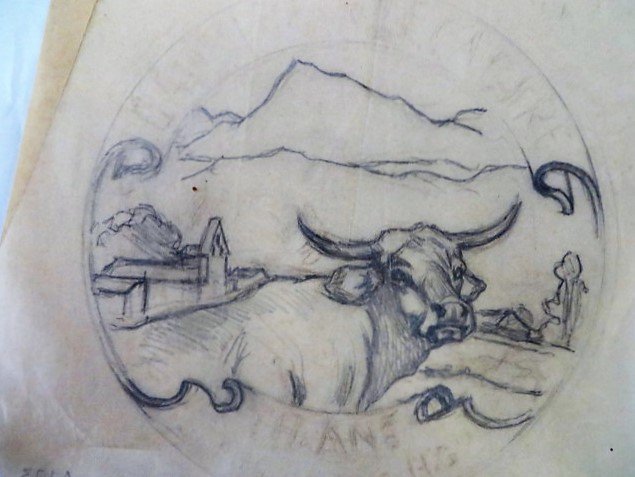 Preparatory Drawings for a Mural (3) (1 of 5)