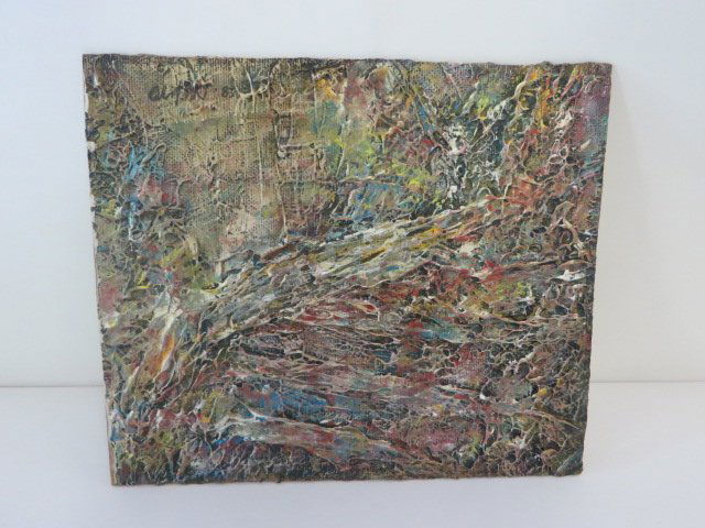 Jules Olitski Modern  Oil Impasto. Sgd. (1 of 3)