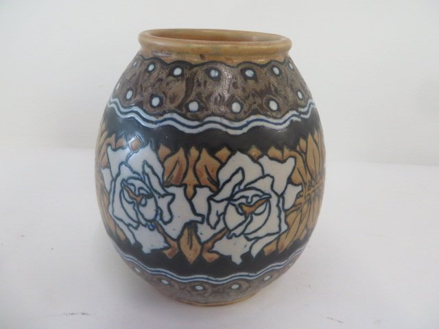 Belgian Gres Keramic Art Deco Vase (1 of 2)