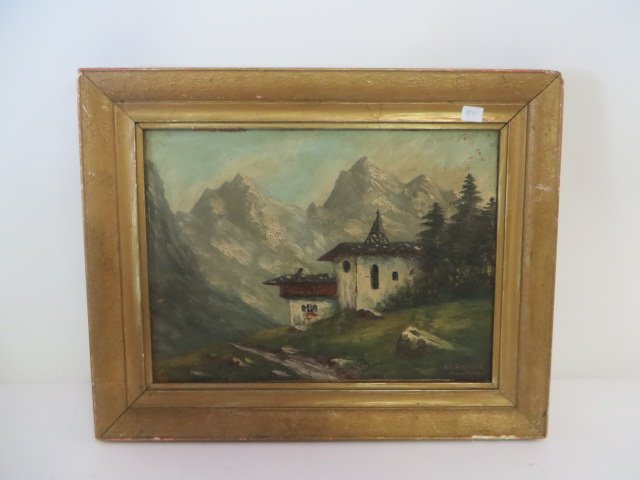 Bihlman, German Oil on Panel Signed (1 of 2)