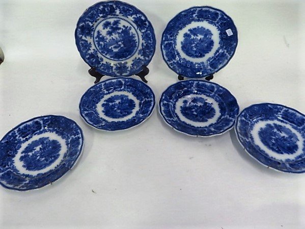Flo-Bue English Plates. Middleport (6) (1 of 6)