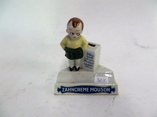ZahCreme Mouson Match Holder: Marked with a crossed "sword" like mark 5"H. x 4"w