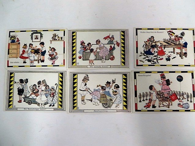 Postcards. Artist Signed. (6) (1 of 1)