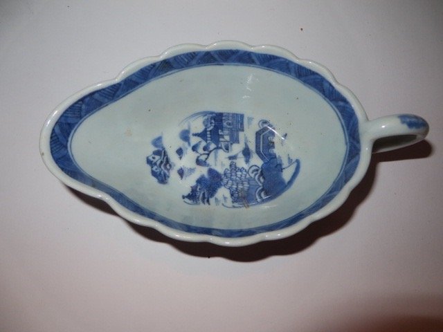 Canton Sauce Dish. C. 1830 (1 of 3)