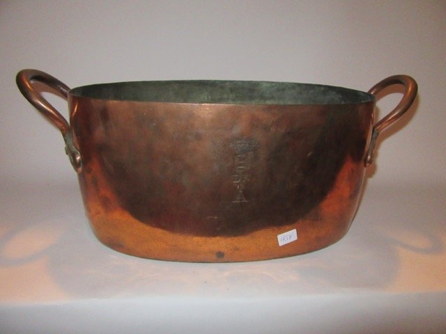 English Antique Copper Pot (1 of 4)