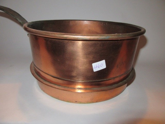Antique Iron Handled Copper Pan (1 of 6)