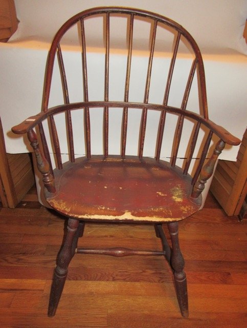 Windsor Armchair: 36 1/2"H