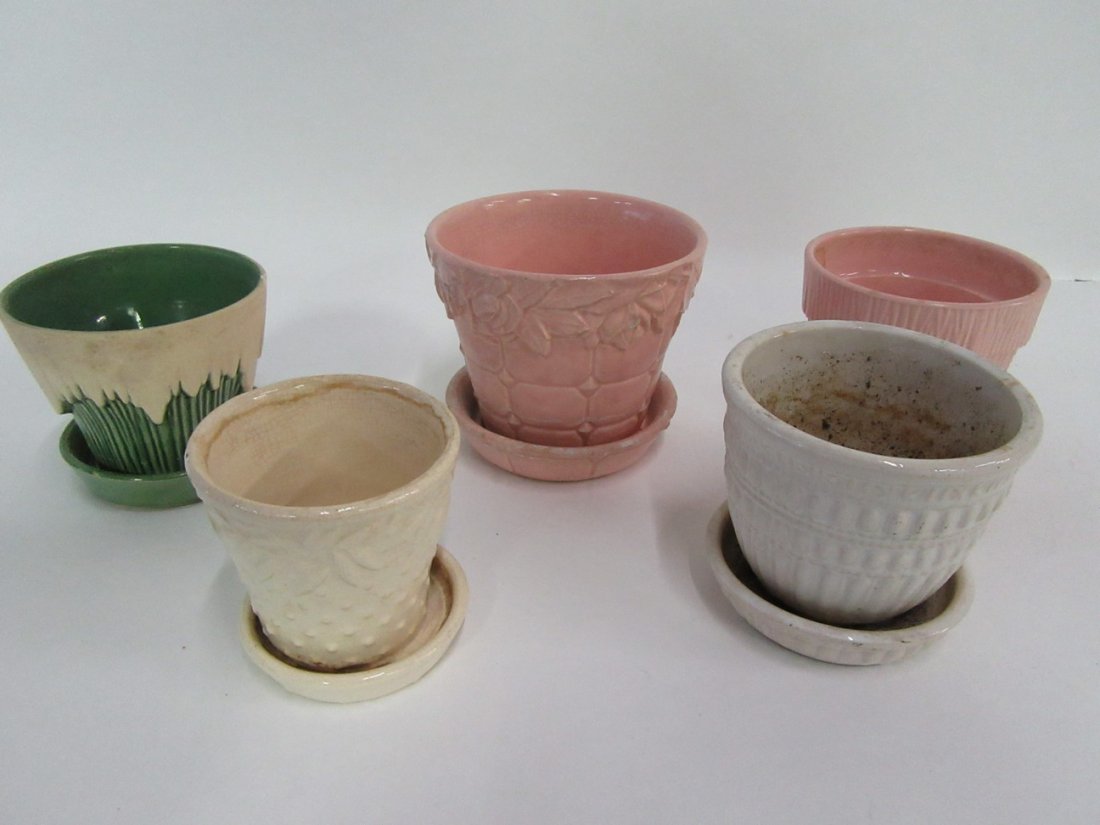 McCoy Flower Pots(5) (1 of 2)