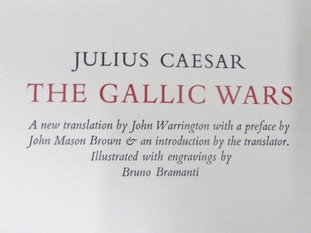 Caesar. Julius The Gallic  Wars (1 of 4)