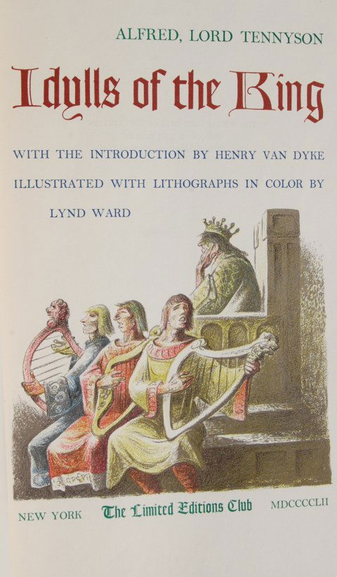 Tennyson. Idylls of the King. 1952 LEC (1 of 3)