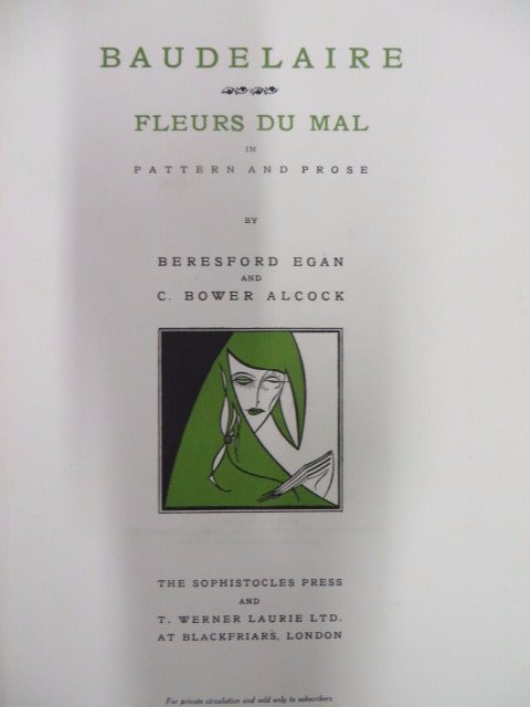 Beresford. Bower  Beaudelaire Fleurs du Mal (1 of 5)