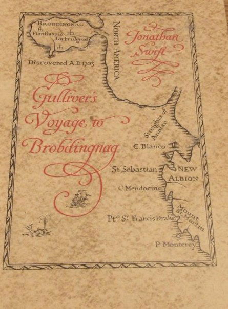 Voyage of Brobdingnag. LEC. 1950: Made by Lemuel Gulliver in the year MDCCII. No. 818 Signed by Bruce Rogers.
