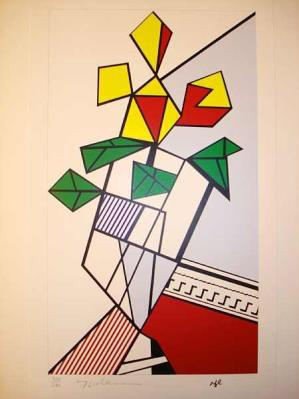 Roy Lichtenstein. Serigraph. Signed (1 of 4)