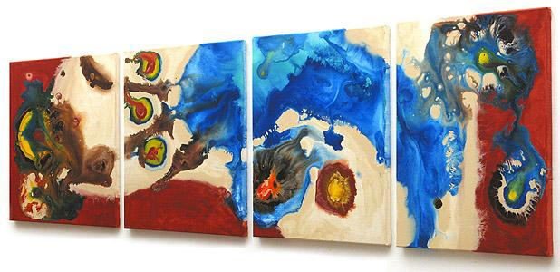 Ying. Abstract.  Cogitation. Signed. (1 of 2)