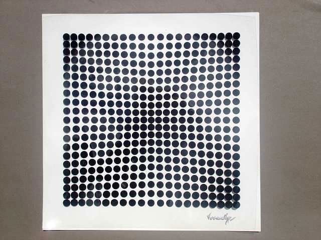 Victor Vasarely Hand Signed Screenprint. (1 of 1)