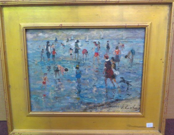 Andre Hambourg. Oil. Signed (1 of 4)