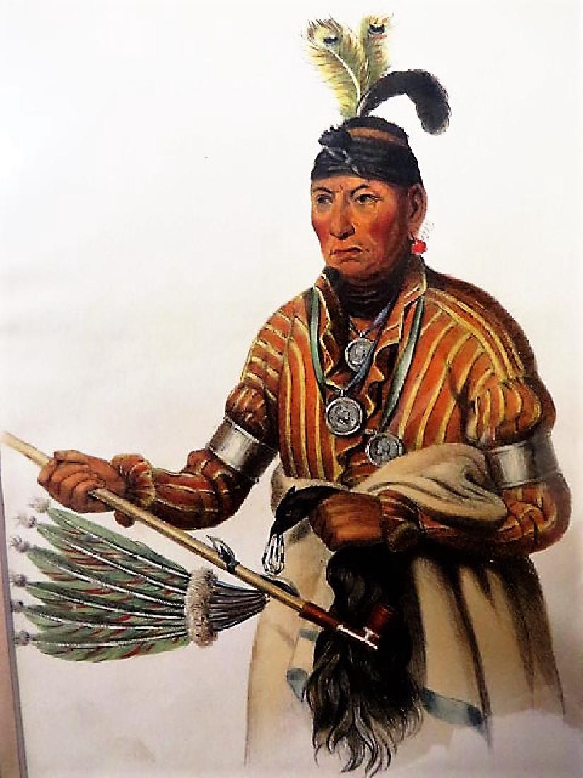 McKenney and Hall Indian Lithograph (1 of 3)