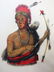 McKenney and Hall Indian Lithograph