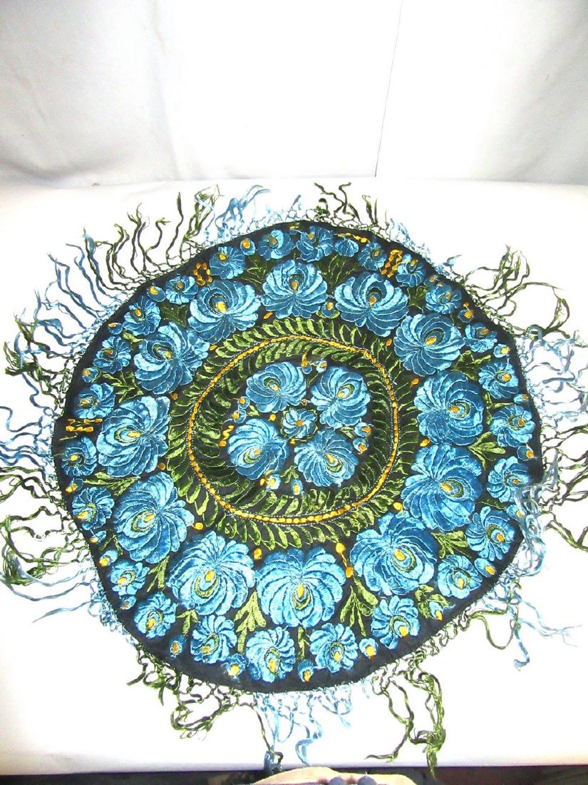 Hungarian Folk Art Matyo Cover (1 of 2)