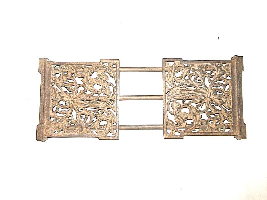 Brass Folding Bookends. (1 of 2)