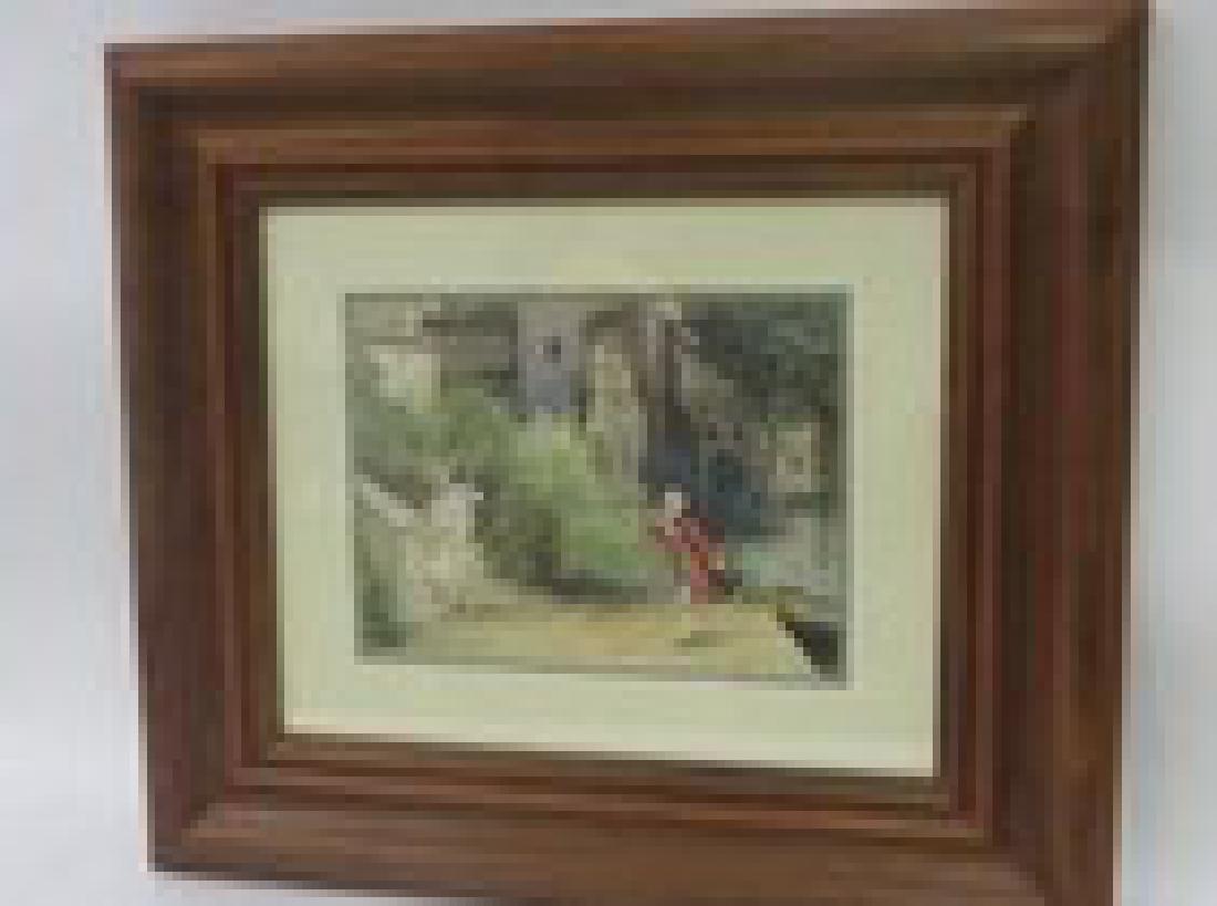 Richard H. Burfoot Watercolor. Signed (1 of 3)