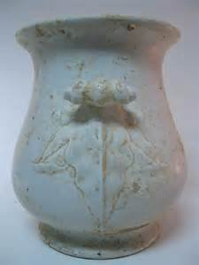 English Ironstone Slop Jar.: 10"H. x 9 1/2"W.