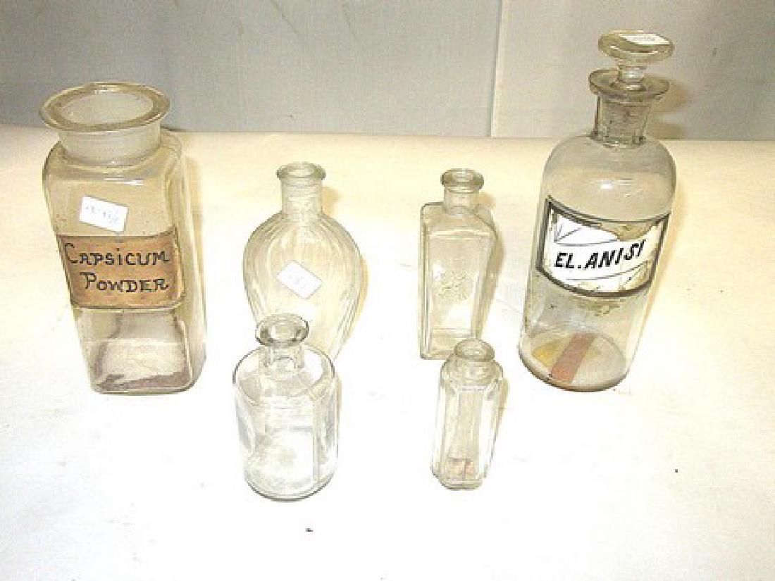 Antique Glass Bottles (6) (1 of 2)