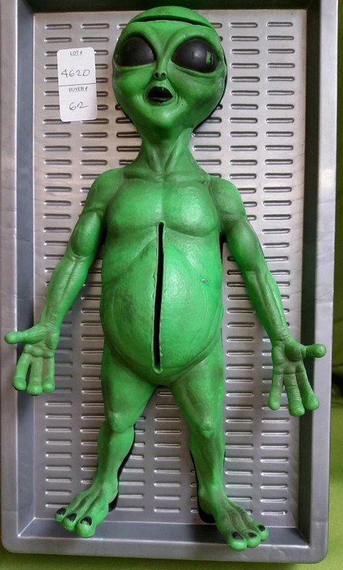 1997 Green Space Alein with organs by R. Marino-RARE: 1997 Alein Autopsy by R. Marino