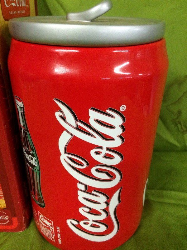 Coca Cola Can Ceramic Cookie Jar (1 of 4)