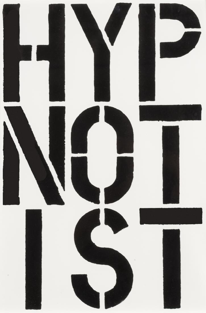 Christopher Wool (b.1955)  Hypnotist (1 of 1)