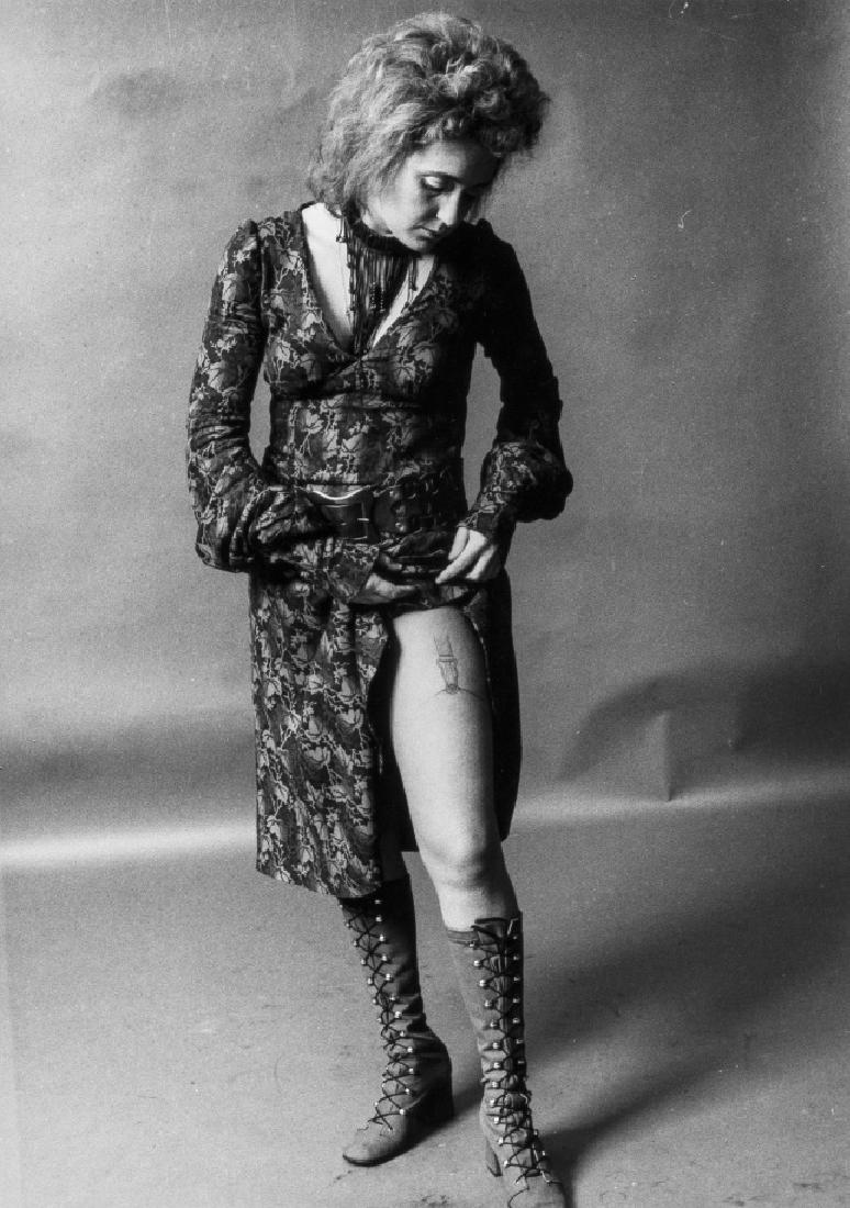 δ Valie Export (b.1940) Tattoo II: δ Valie Export (b.1940)Tattoo IIGelatin Silver print, 1972 printed in 1996, signed, titled, dated and numbered from the edition of 30 in pencil verso, on photographic paper, sheet 303 x 239mm (11