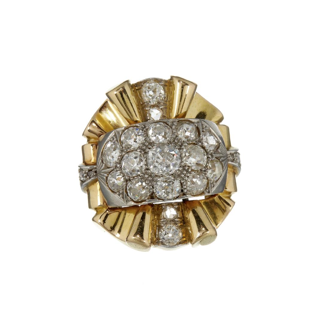 A 1940s Retro diamond dress ring (1 of 2)