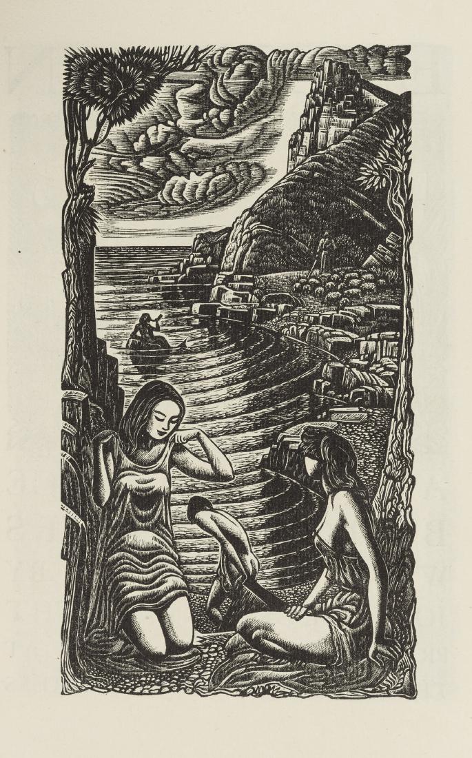 Golden Cockerel.- Keats (John) Endymion, limited: Golden Cockerel.- Keats (John) Endymion, number 68 of 100 specially-bound copies signed by the artist, from an edition limited to 500, wood-engraved illustrations by John Buckland Wright, some full-pa