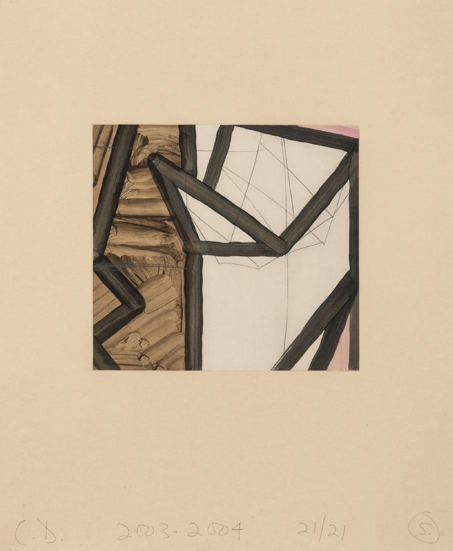 Carroll Dunham (b.1949)  Closing In (1 of 5)