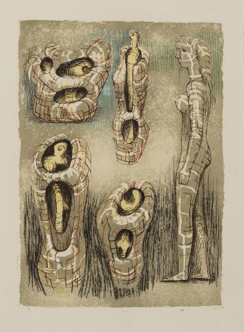 Henry Moore (1898-1986) (after)  Pandora and the (1 of 1)