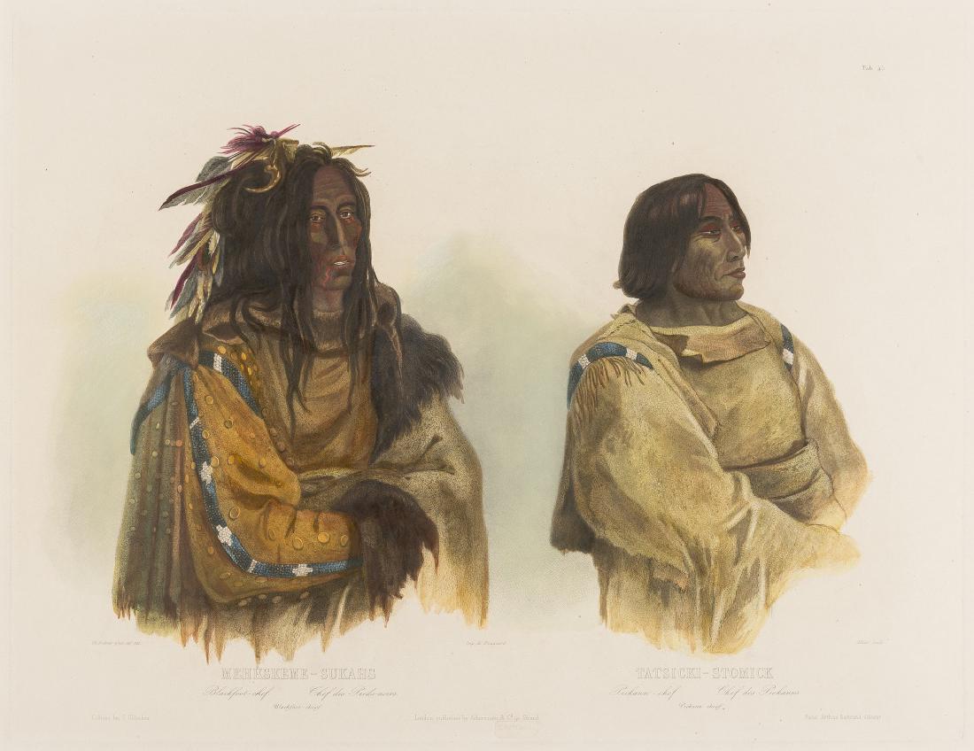 America.- Bodmer (Karl) Mehkskeme-Sukahs (Blackfoot (1 of 1)