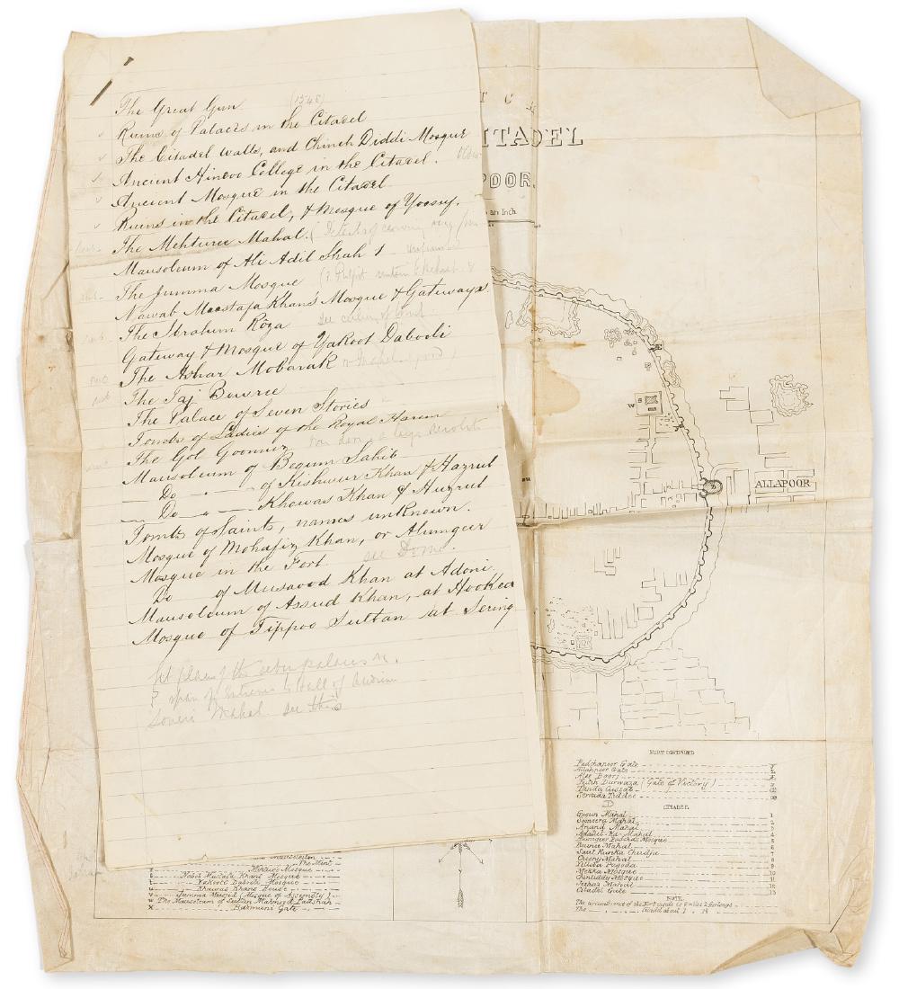 India.- Anonymous (late 19th century) Sketch of the (1 of 2)