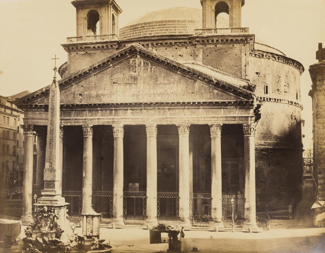 Robert Macpherson (1814-1872) Views of Rome, ca.1855-65: Robert Macpherson (1814-1872) Views of Rome, ca.1855-65 7 albumen prints, on original card mounts with the photographer's blindstamp and number in pencil on card recto, sizes varying from 28 x 40cm (1